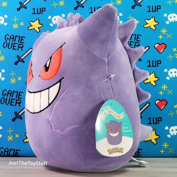 Squishmallow Pokemon Gengar 10" UltraSoft Stuffed Collectible Toy Plush NWT - Picture 5 of 10